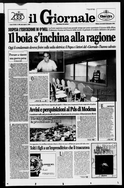 Il giornale : quotidiano del mattino